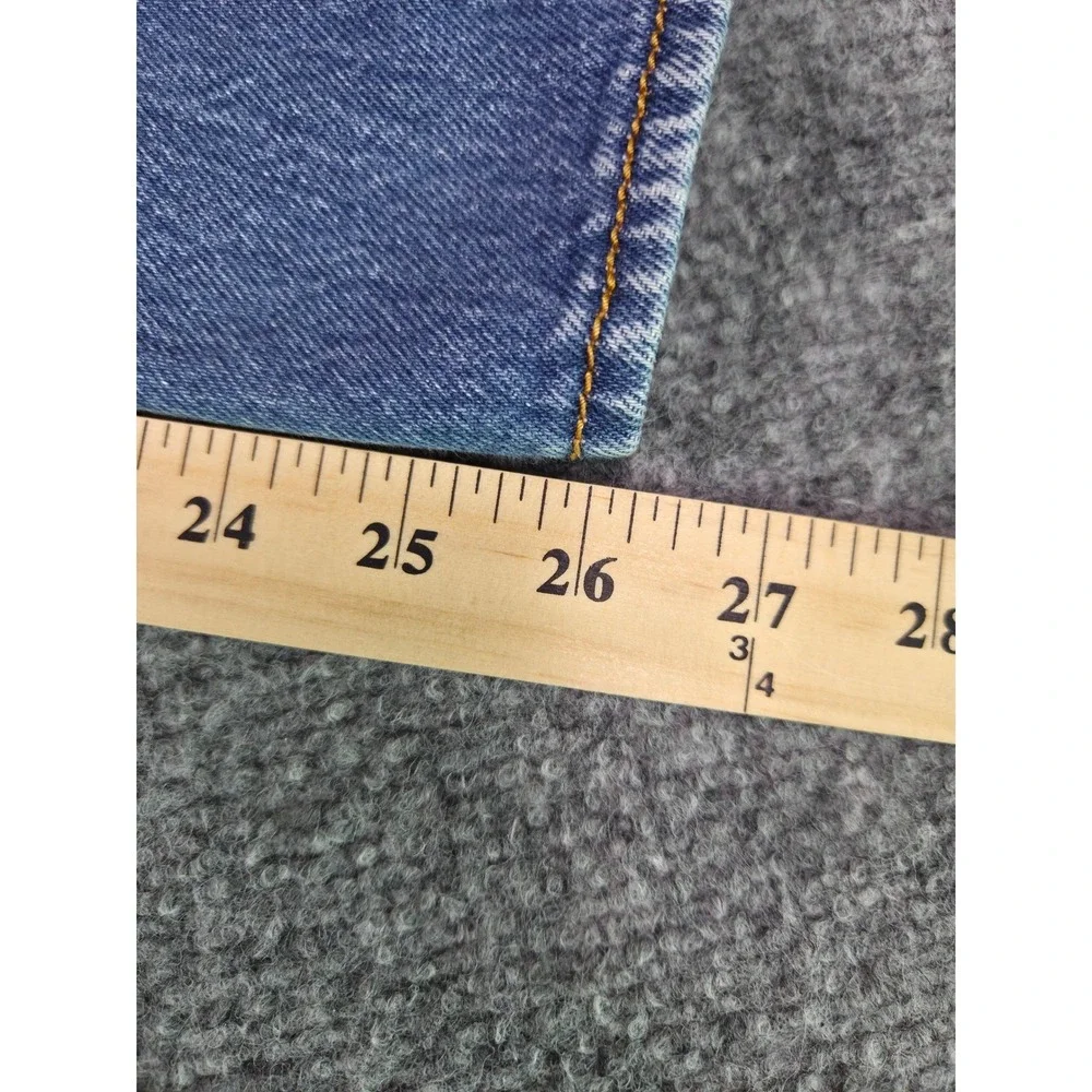 Levi's 501 Original Fit Jeans Mens 30x26 Blue Straight Leg Button Fly Denim